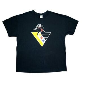 Pittsburgh Sports Mash-Up Tee – Gildan – Size XL – Pirates x Penguins x Steelers